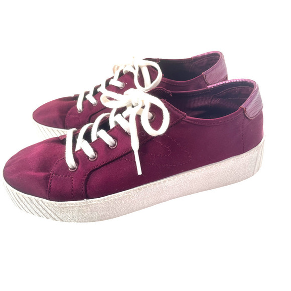 TRETORN BLAIRE BOLD lll SATIN SNEAKERS OXFORD WINE - Picture 3 of 6